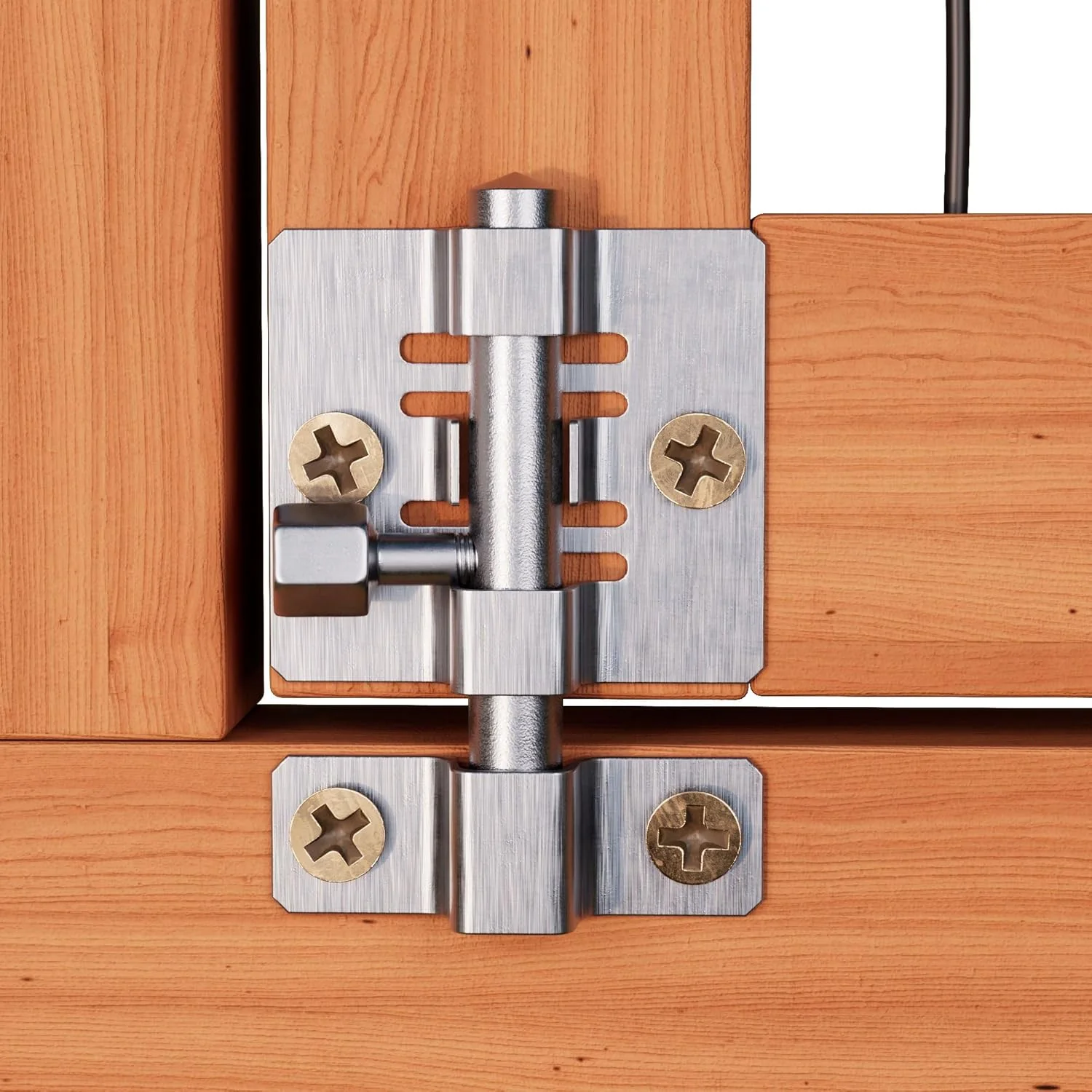 Rabbit Hutch Small Chicken Coop Outdoo Wooden with 2 Door & Run Cage Deep Push-Pull Tray Ventilating Wire A-Frame Design Animal Pen – Portable & Weatherproof Design - Image 7